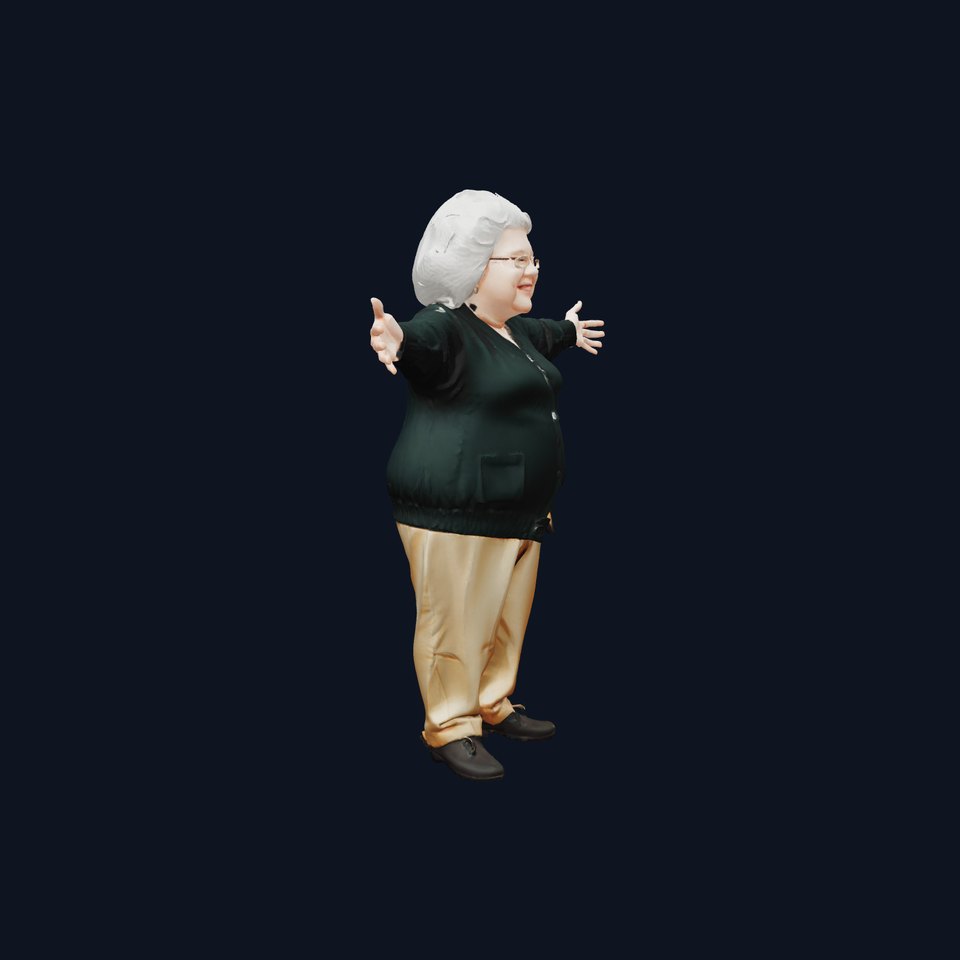 Grandmotherly Hug Pose model pack